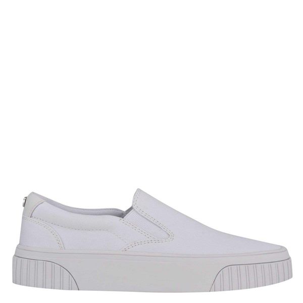 Nine West Dally Slip On White Sneakers | South Africa 61U86-8W33